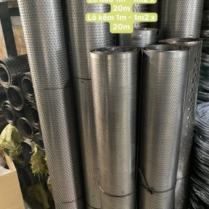 TÔN DẬP LỖ LOẠI DẦU ĐEN KHỔ 1M HOẶC 1M2  DÀI 20M